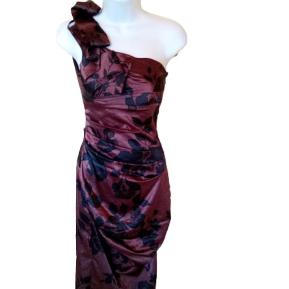 LE CHATEAU Satin Cocktail Party Dress XXS New NWT - Picture 5 of 5